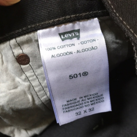 NWT! LEVI'S men’s 32/32 black straight leg jeans - Picture 4 of 8